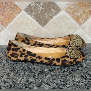 ⭐️3 for $15 Madeline Stuart Shoes Womens Leopard Madeline Stuart Flats in size 8